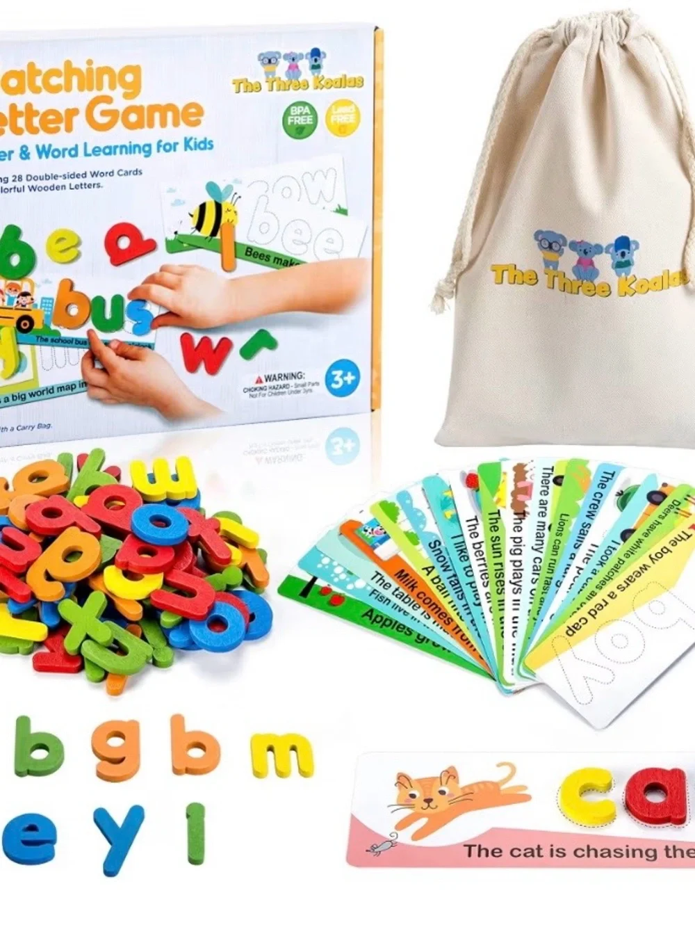 The Three Koalas Matching Letter Toy